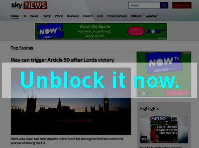 Click here to unblock Sky News